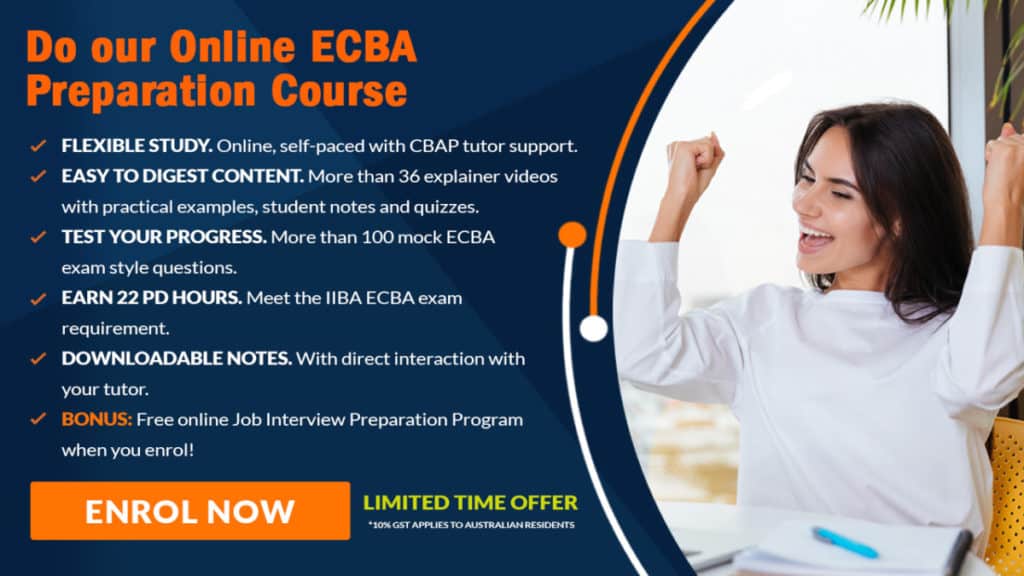ecba - become a business analyst
