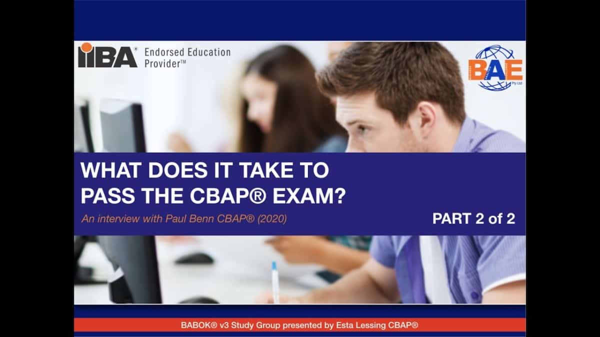 CBAP Latest Dumps Book