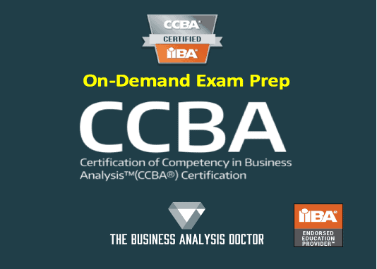 CCBA sample exam questions: IIBA ccba training on demand