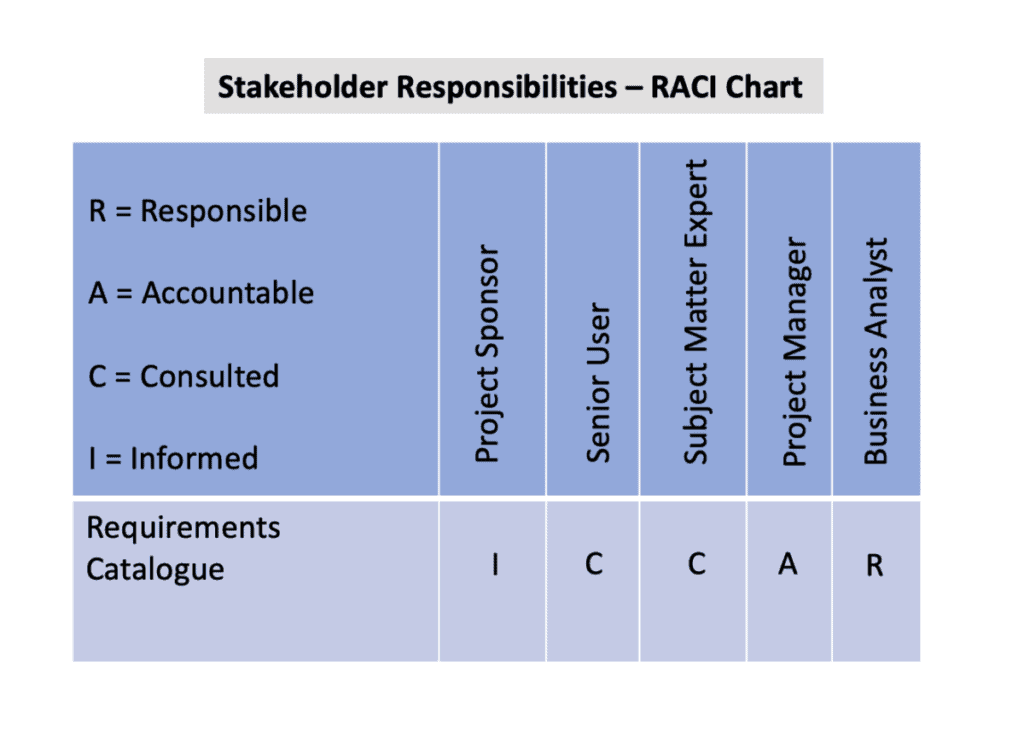 stakeholder RACI