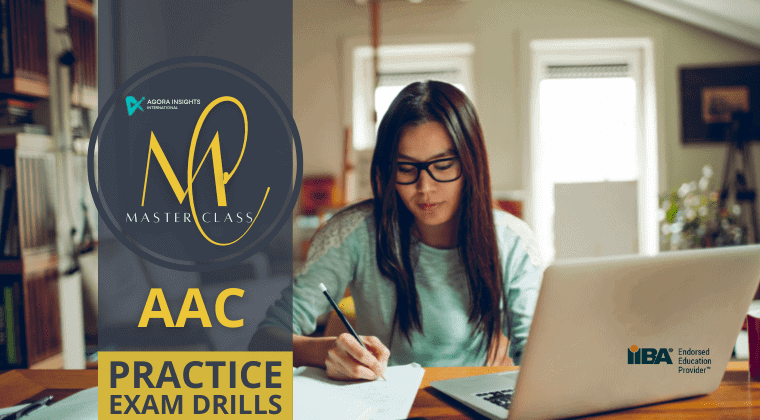 Agora Insights IIBA AAC Agile Analysis Master Class Course Practice Exam Drills