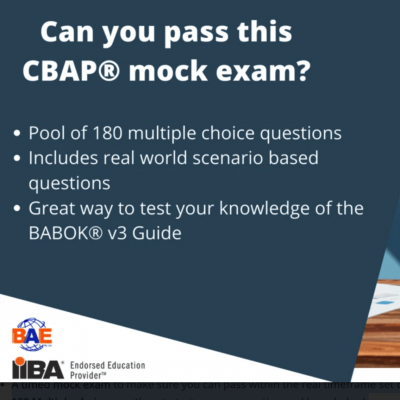 CBAP exam sample questions - CBAP Mock Exam